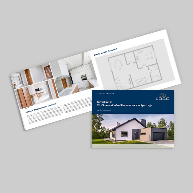 Broschüre quer
